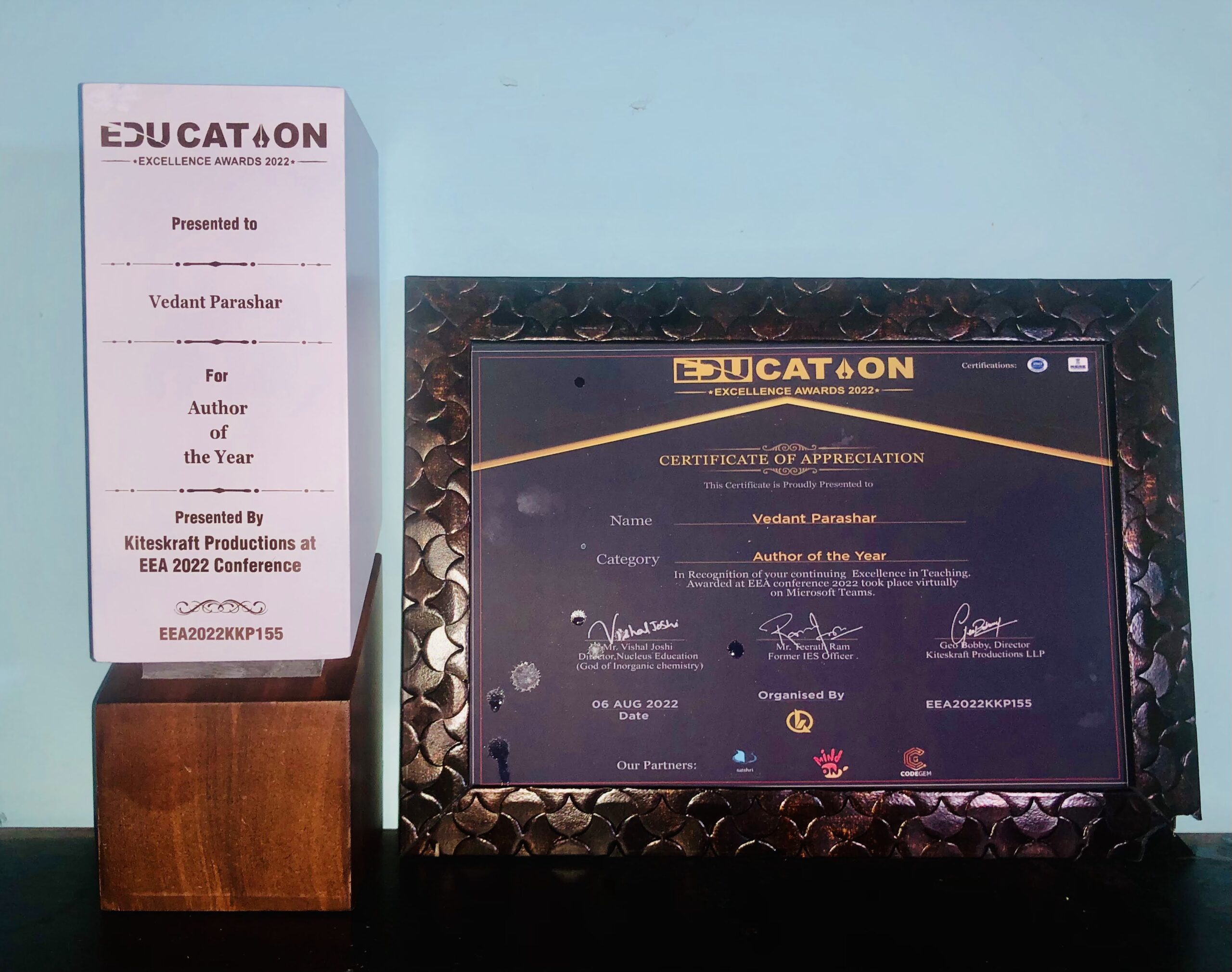 Education Excellence Award | Youngest Author | Vedant Parashar | Bestselling Children Book | Bedtime Stories | Illustrated Children Book